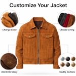 Custom Suede Leather Jacket