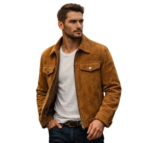 Custom Suede Leather Jacket - Image 4