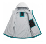 windbreaker jacket inner lining open view