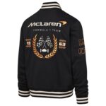 McLaren F1 Ready To Drive Black Varsity Jacket (Back)