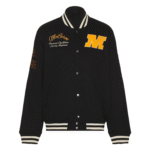 McLaren F1 Ready To Drive Black Varsity Jacket (Front)