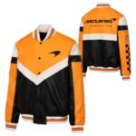 McLaren Racing F1 Turbo Charged Orange Leather Jacket