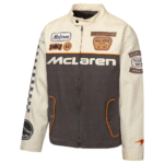 McLaren Racing Team Happy Hour Moto Cream Jacket