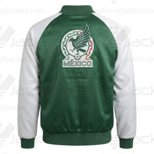 Mexico FIFA World Cup 2026 Zip Up Satin Jacket Back