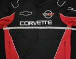 Corvette C4 Windbreaker Jacket Front view of Chest Measurement.