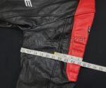 Corvette C8 Block Leather Jacket Biceps Measurement Detail.