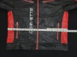 Corvette C8 Block Leather Jacket Waist Measurement Illustration for Men.