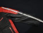 Corvette C8 Block Leather Jacket Sleeves Length Measurement Guide