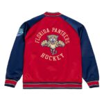Back View Of Florida Panthers Winter Classic Jacket Featuring FLORIDA PANTHERS HOCKEY Panther Logo.