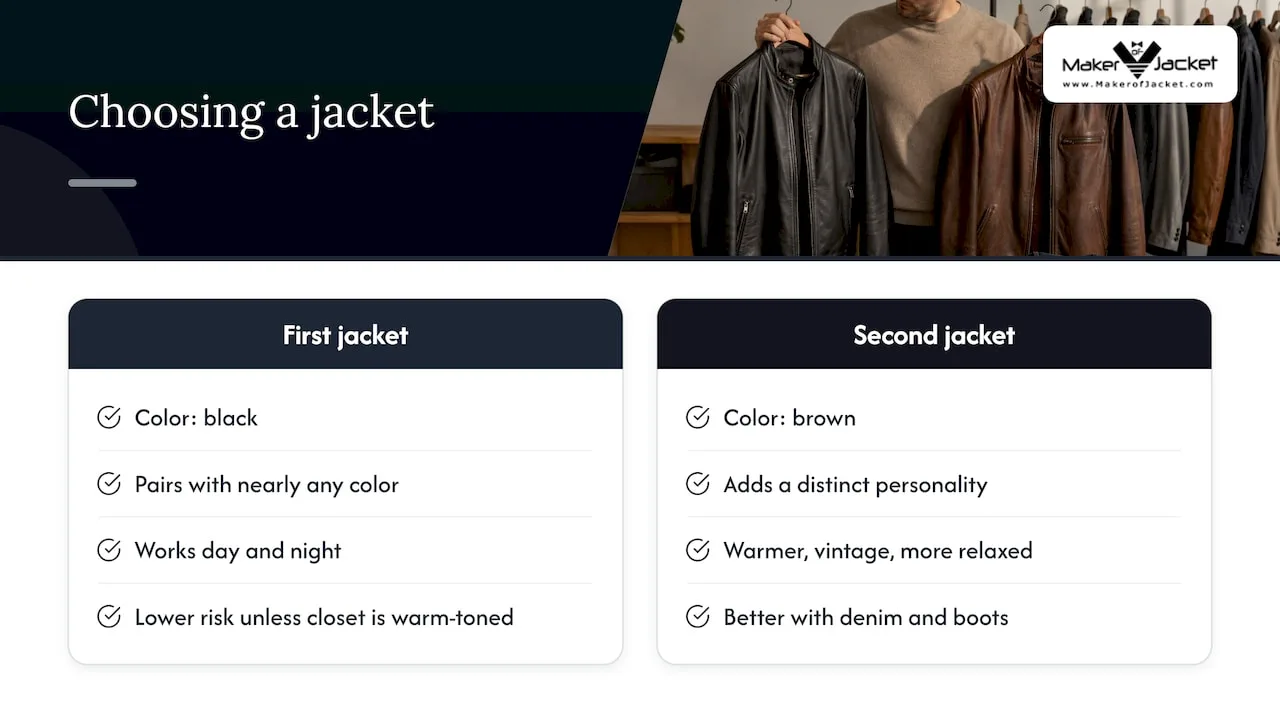 First jacket or second jacket? — overview diagram