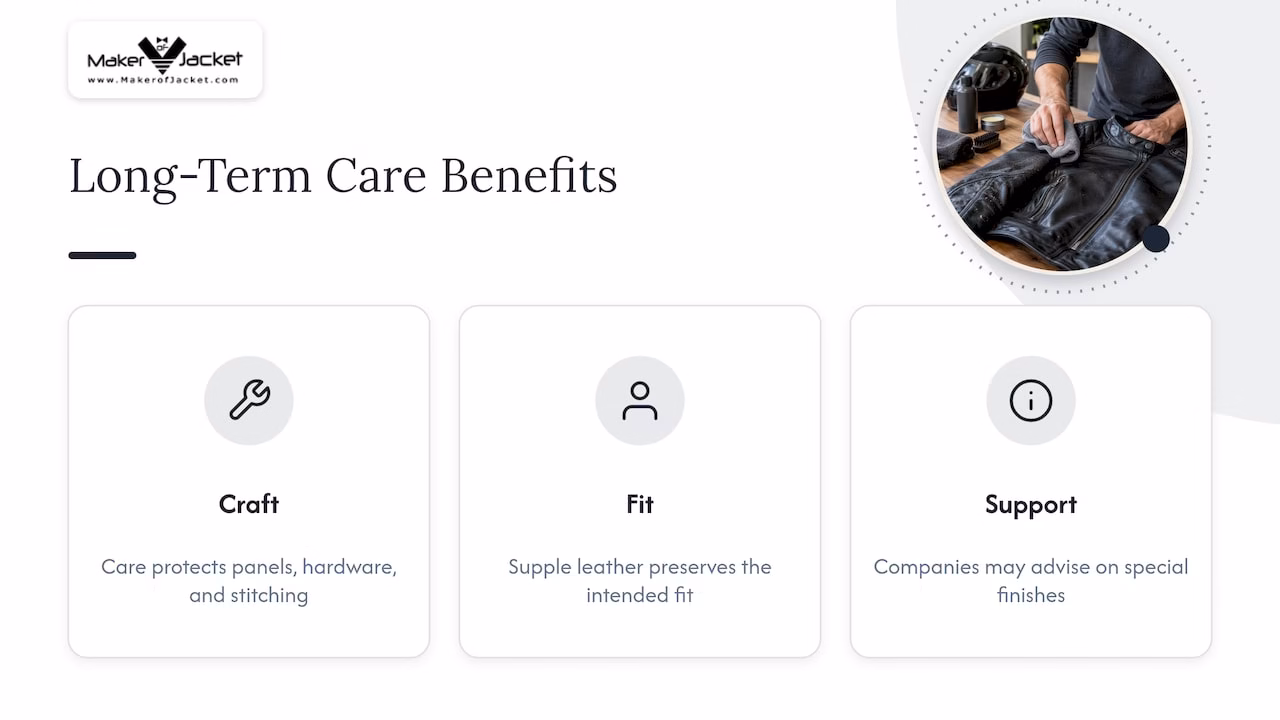 A maker's perspective on long-term leather care — overview diagram